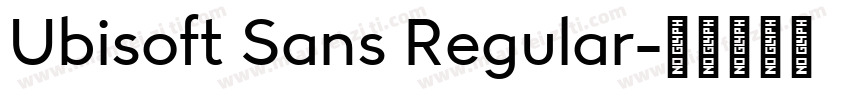 Ubisoft Sans Regular字体转换